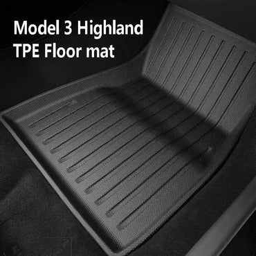 Premium Tesla model 3 floor mats for Highland with 8pcs - Tes Accessories