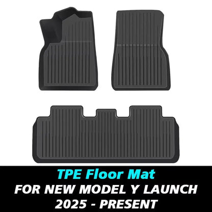 All - Weather TPE Floor Mats & Cargo Liner for 2025+ Tesla Model Y - Tes Accessories