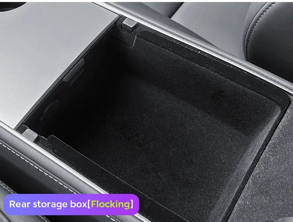 Central Control Rear Storage Box for Tesla Model Y - Tes Accessories