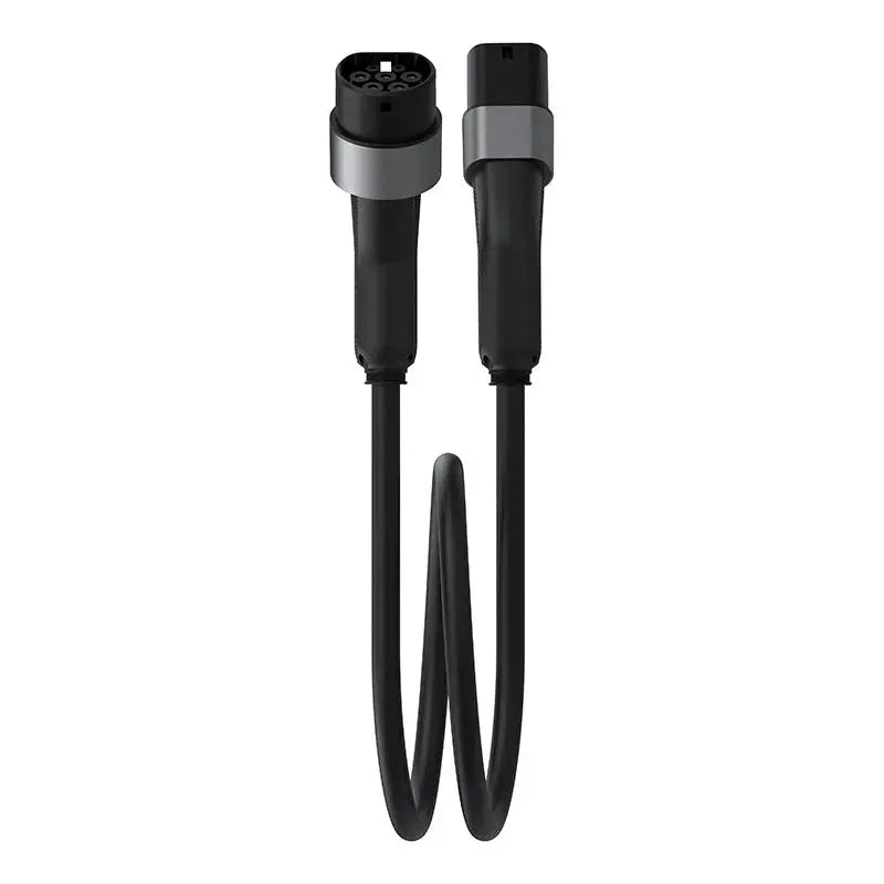 Electric car charging cable with weather-resistant IP65 rating for safe indoor and outdoor use
