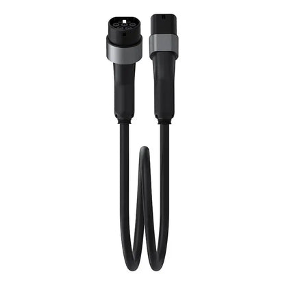 Electric car charging cable with weather-resistant IP65 rating for safe indoor and outdoor use