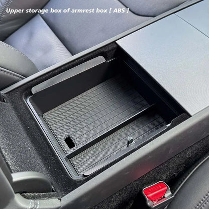Elevate Your Tesla Model Y with Our Stylish Console & Armrest Storage Box - 2025 Juniper Edition - Tes Accessories