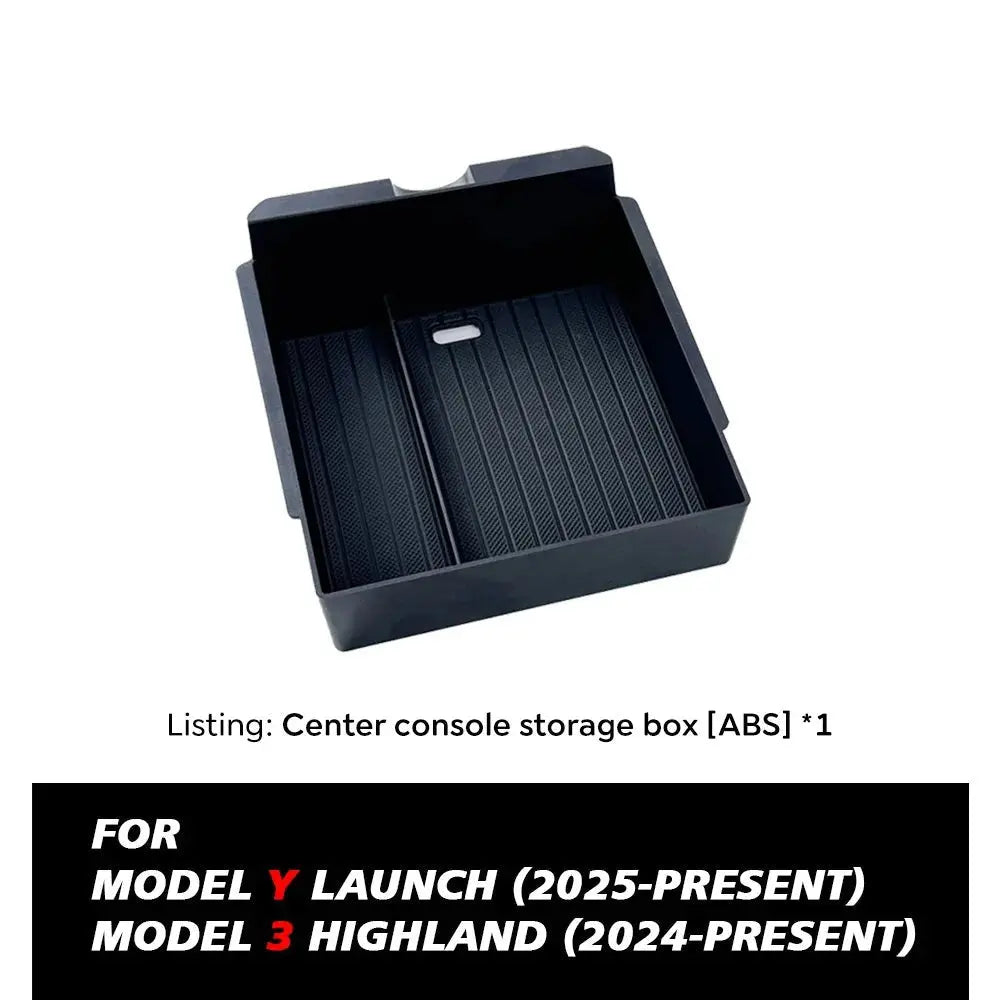 Elevate Your Tesla Model Y with Our Stylish Console & Armrest Storage Box - 2025 Juniper Edition - Tes Accessories