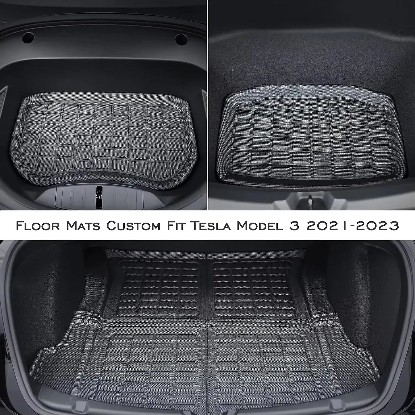 Mats for Tesla Model 3 Highland Waterproof Floor Mats