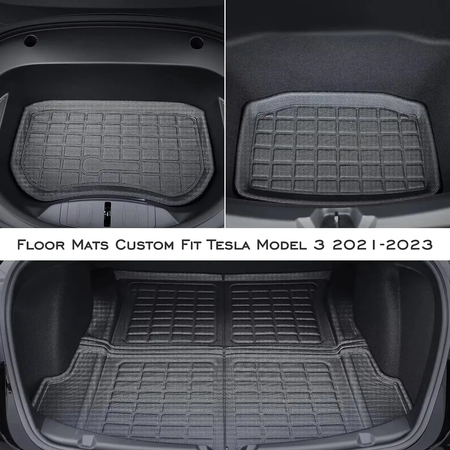 Mats for Tesla Model 3 Highland Waterproof Floor Mats
