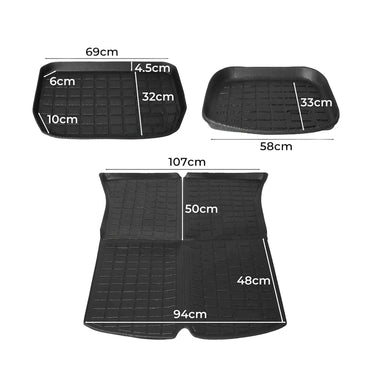 tesla model y floor mats  specification