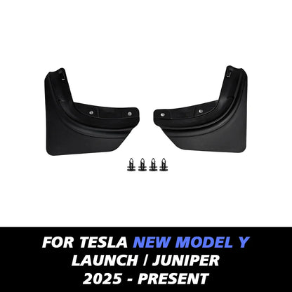 Premium Mud Flaps for Tesla Model Y 2025 - No Drilling Required Splash Guards for Ultimate Protection