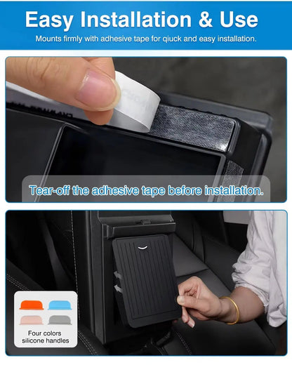 Armrest Privacy Storage Box for Tesla Model 3 Highland - Tes Accessories