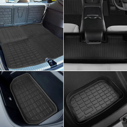 Complete Set of tesla model y floor mats 2024 - Tes Accessories