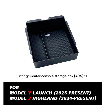 Elevate Your Tesla Model Y with Our Stylish Console & Armrest Storage Box - 2025 Juniper Edition - Tes Accessories