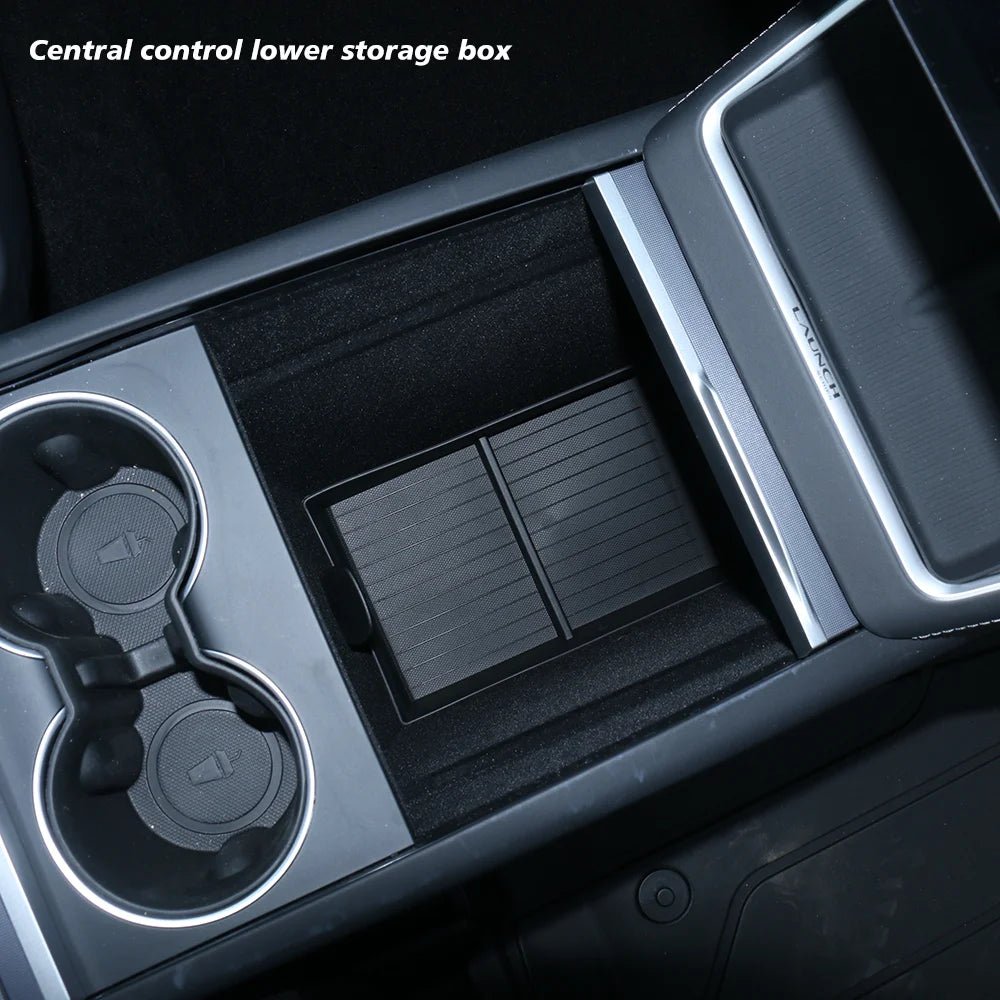 Elevate Your Tesla Model Y with Our Stylish Console & Armrest Storage Box - 2025 Juniper Edition - Tes Accessories
