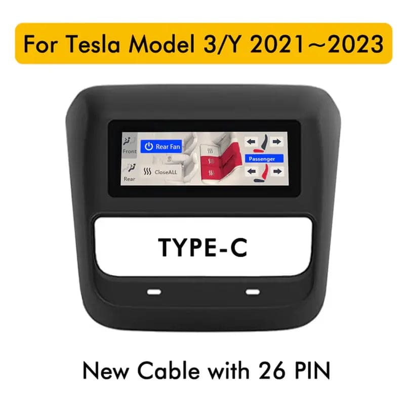 Model 3 2023 Rear Display Panel - Tes Accessories