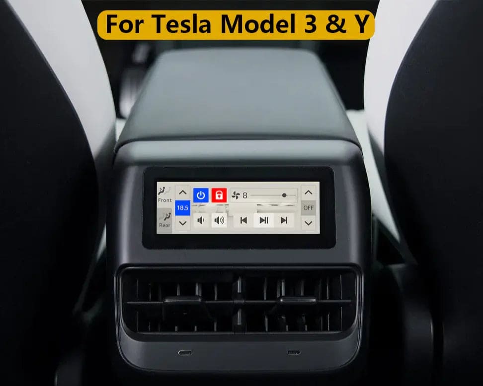 Model 3 2023 Rear Display Panel - Tes Accessories