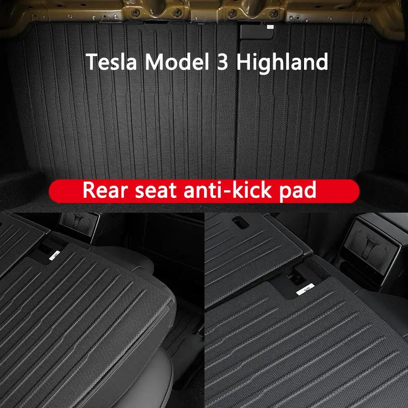 Premium Tesla model 3 floor mats for Highland with 8pcs - Tes Accessories