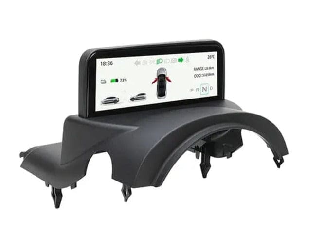 Tesla Model Y HUD Screen 4.6'' High Definition LCD Dashboard Instrument Cluster Speedometer - Tes Accessories