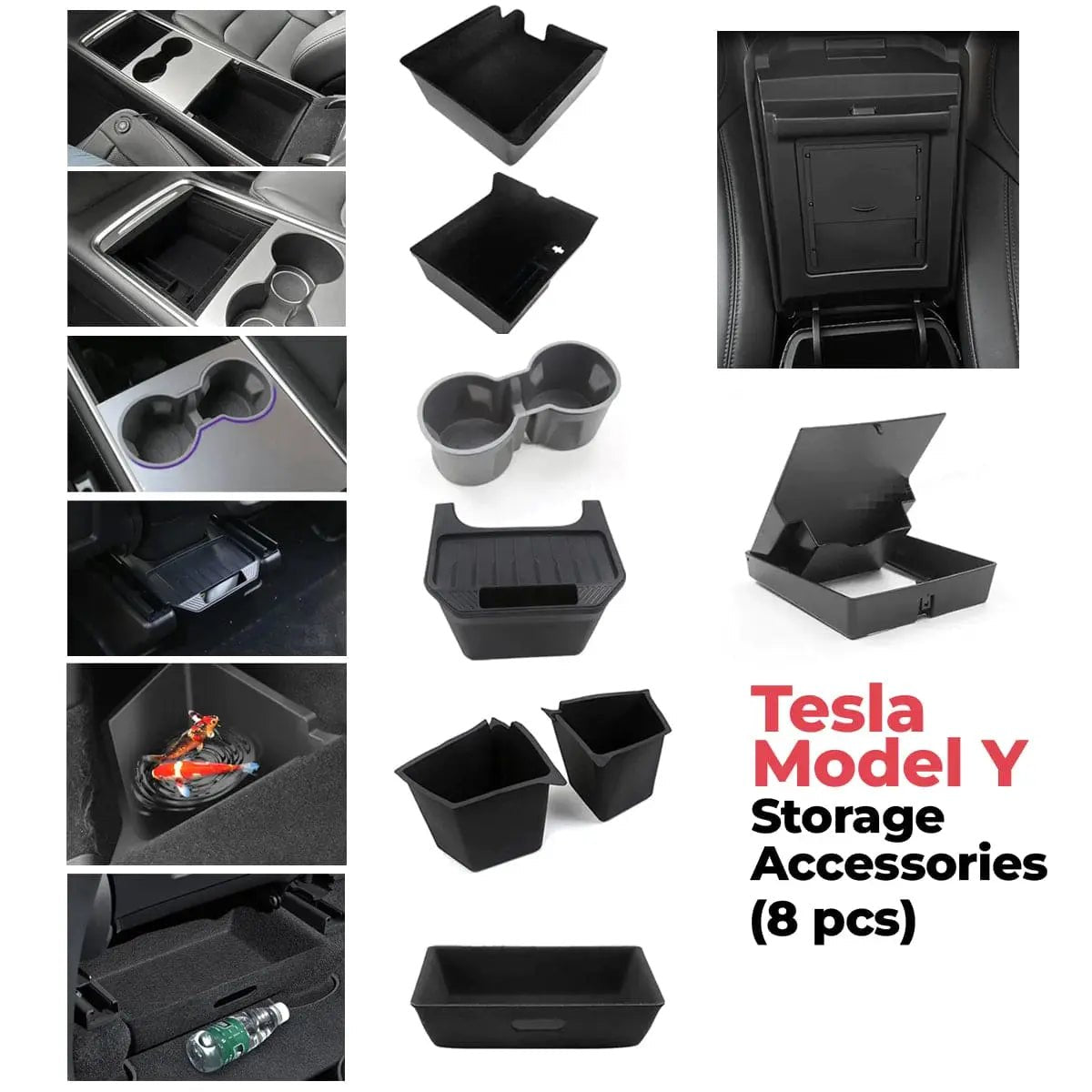 Tesla Model Y Storage Accessories - Tes Accessories